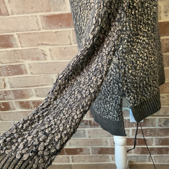 Soho Chick Gold & Black Crewneck Oversized Sweater Size Small - Picture 5 of 8